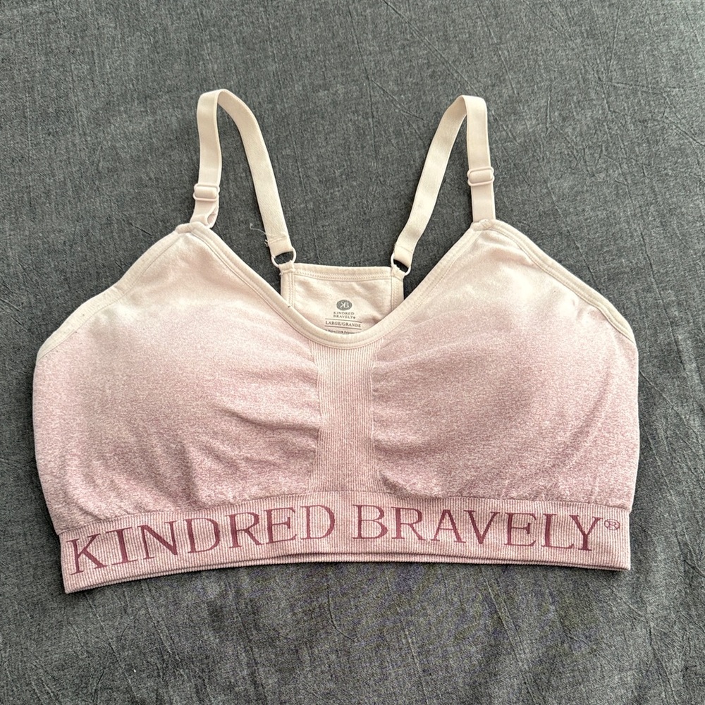 Kindred Bravely - Sublime pumping & nursing sports bra - Ombré Purple